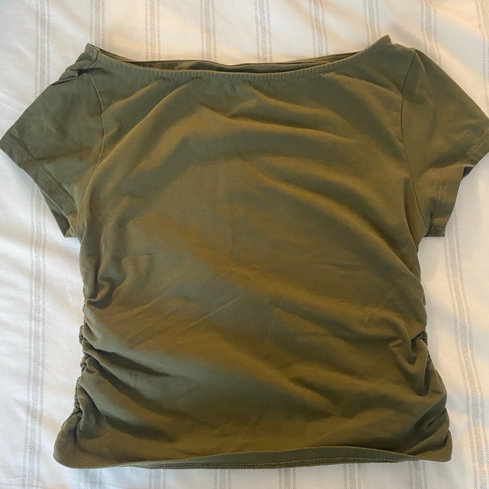 Olive Green Women's Top
